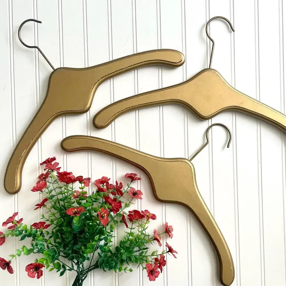 Vintage Wood Hanger Florentine Hollywood Regency Gold Wedding Dress Prop CHOICE